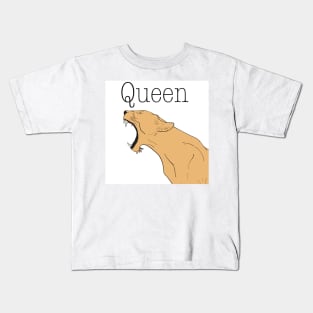 Queen lioness Kids T-Shirt